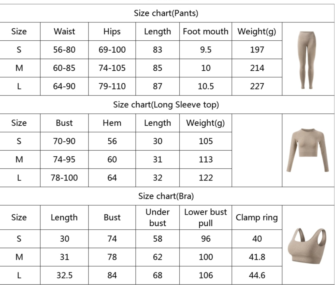 Train Your Heart Out Set Sizes S-L