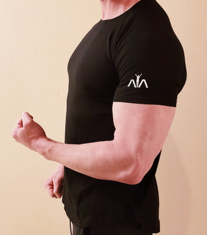 Athletic Aha! Fit and Flex T shirt-Bodybuilding