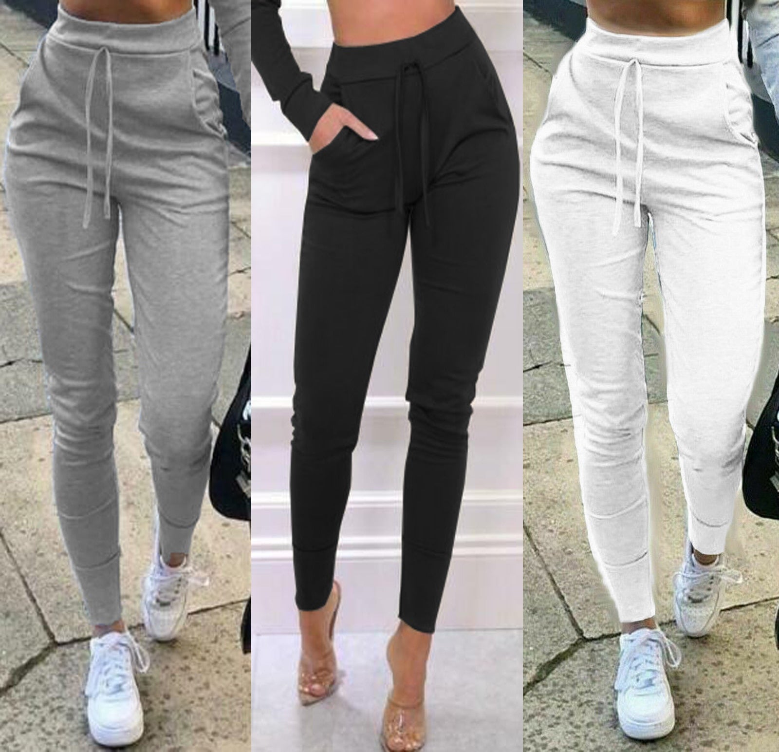 Women Solid Joggers S-XL